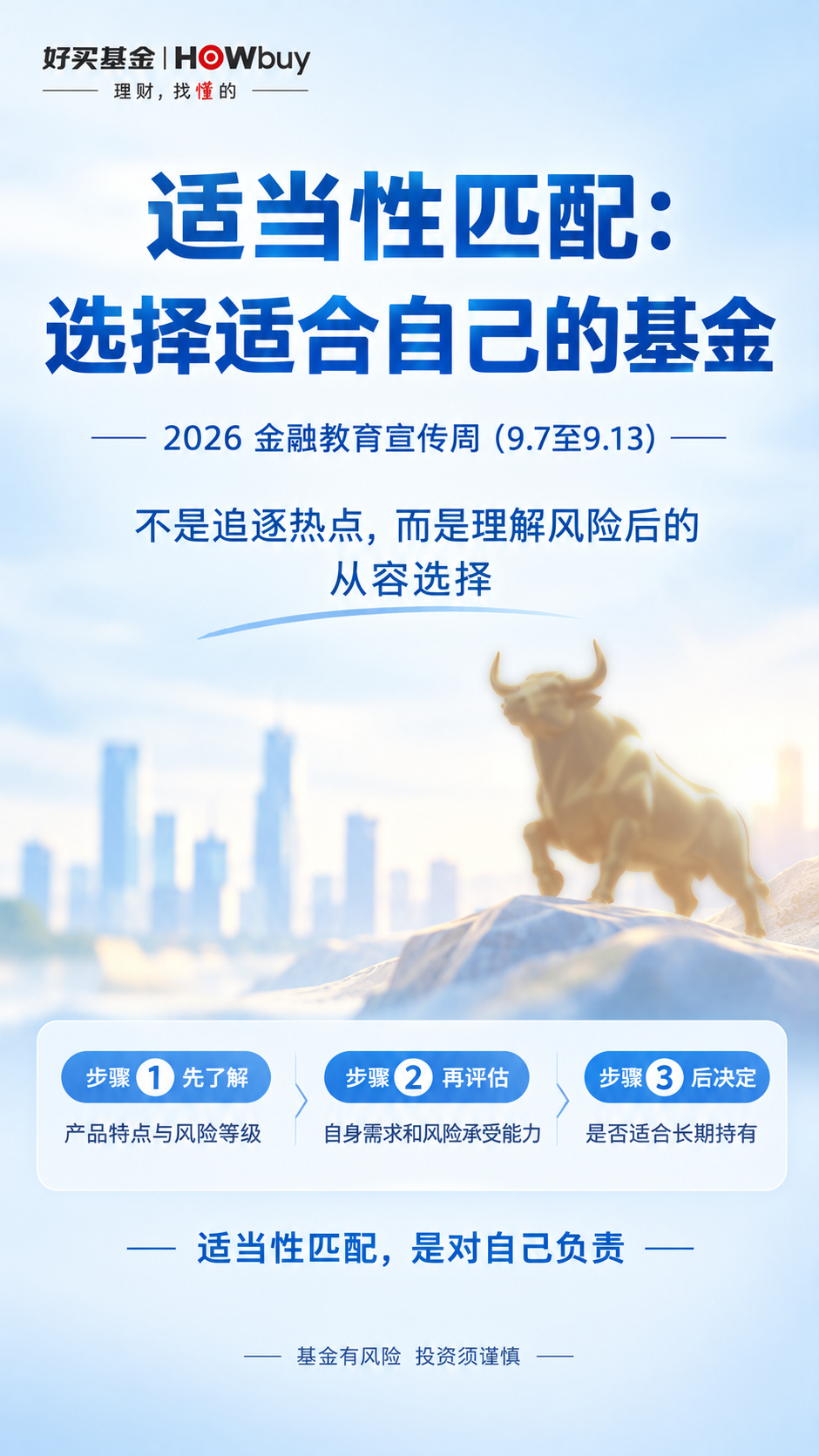 2026年金融教育宣传周:基民三大注意! 2026年金融教育宣传周:基民三大注意!