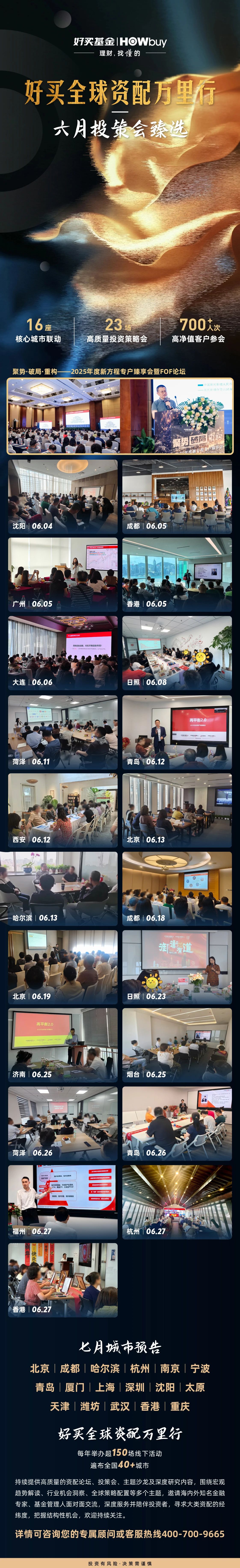 前沿洞见,穿越市场迷雾 | 好买全球资配万里行・6月投策会臻选